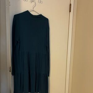 George Teal Long Sleeve Dress